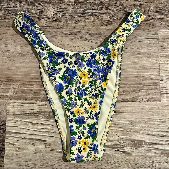 PacSun Floral Piper High Cut Bikini Bottom - Picture 7 of 12